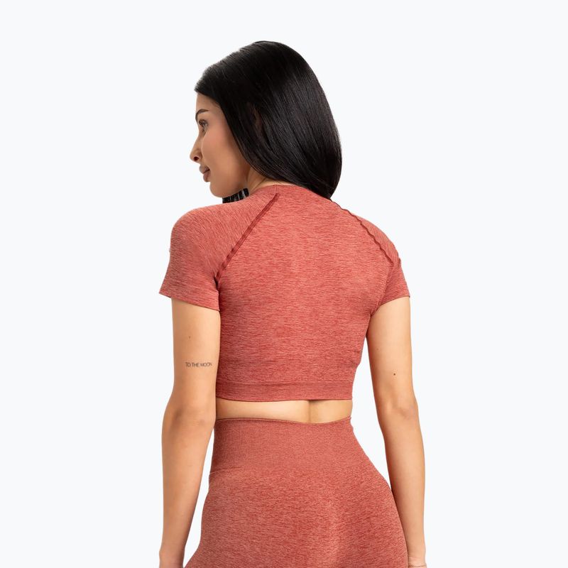 Trainingsshirt Damen Gym Glamour Seamless Rashguard cherry 2