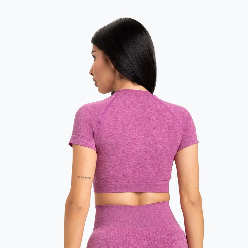 Trainingsshirt Damen Gym Glamour Seamless Rashguard pink 2