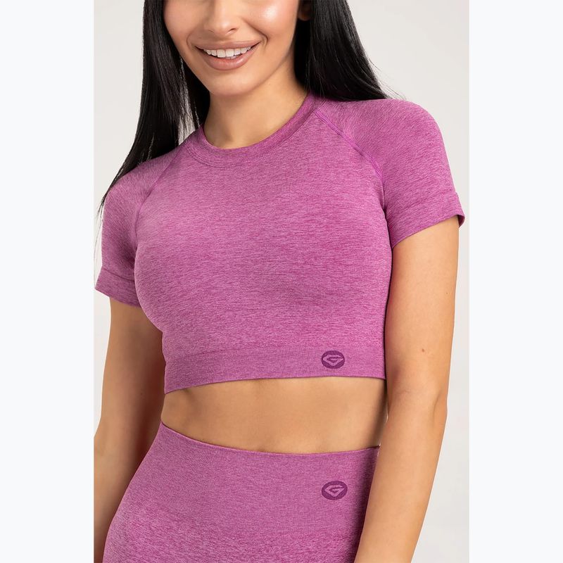Trainingsshirt Damen Gym Glamour Seamless Rashguard pink 3