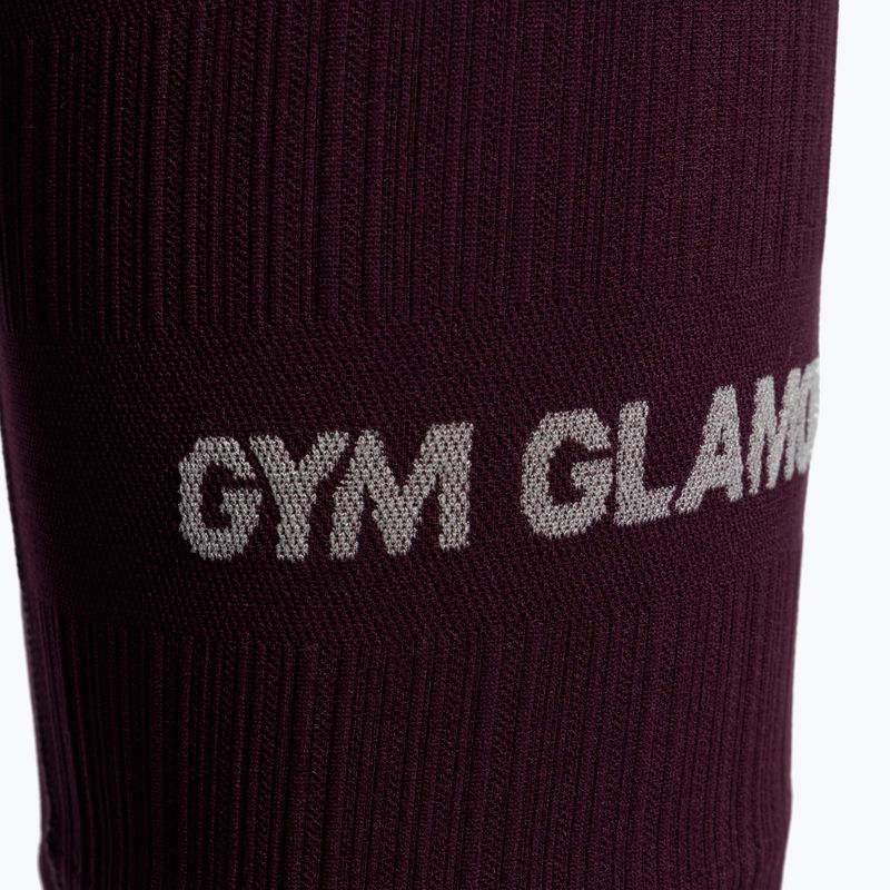 Trainingsshorts Gym Glamour push up dunkelrot 318 8