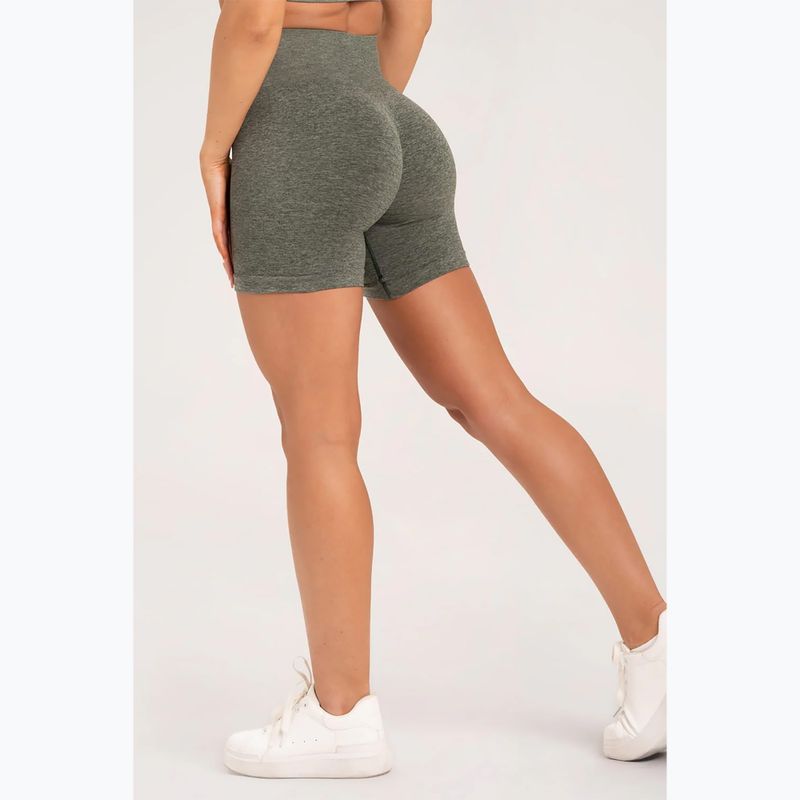 Trainingsshorts Damen Gym Glamour Seamless khaki 5