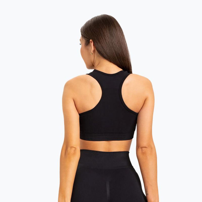 Damen Trainings-BH Gym Glamour push up schwarz 319 2