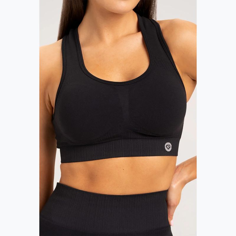Damen Trainings-BH Gym Glamour push up schwarz 319 3