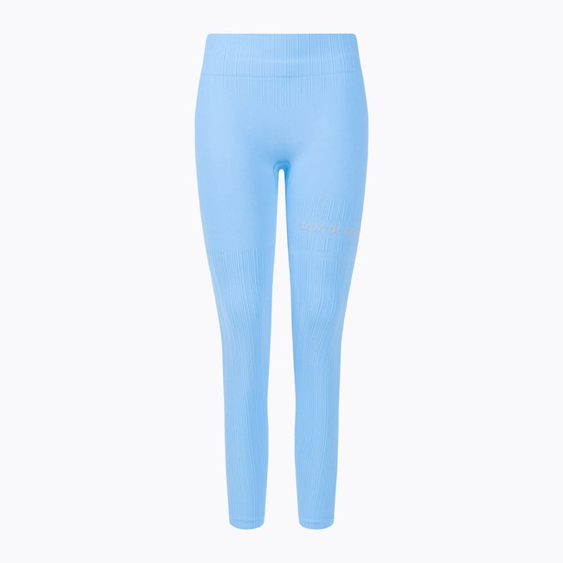 Training-Leggings Damen Gym Glamour push up hellblau 45 6
