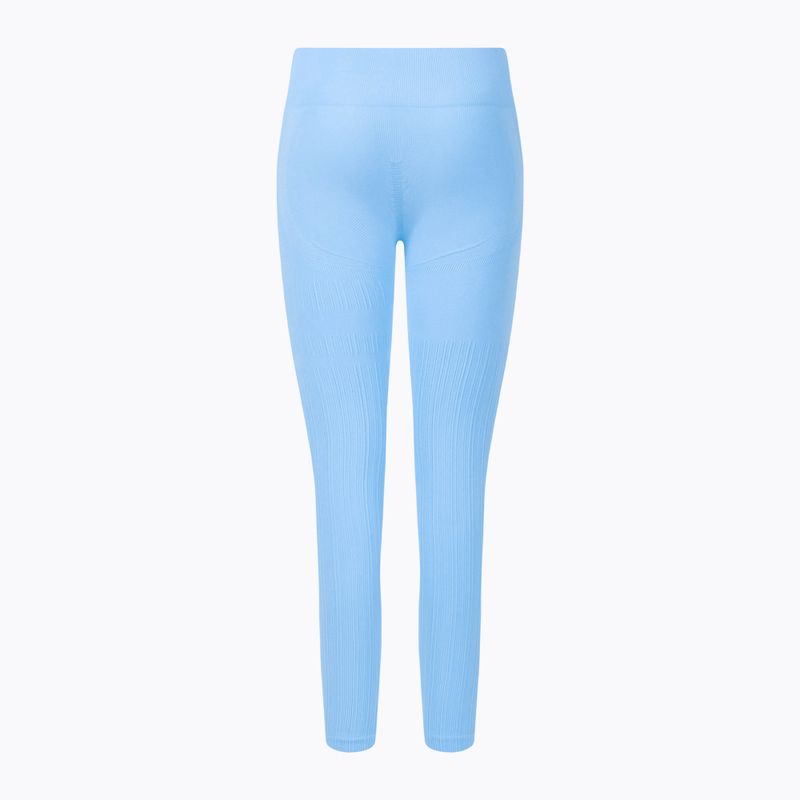 Training-Leggings Damen Gym Glamour push up hellblau 45 7