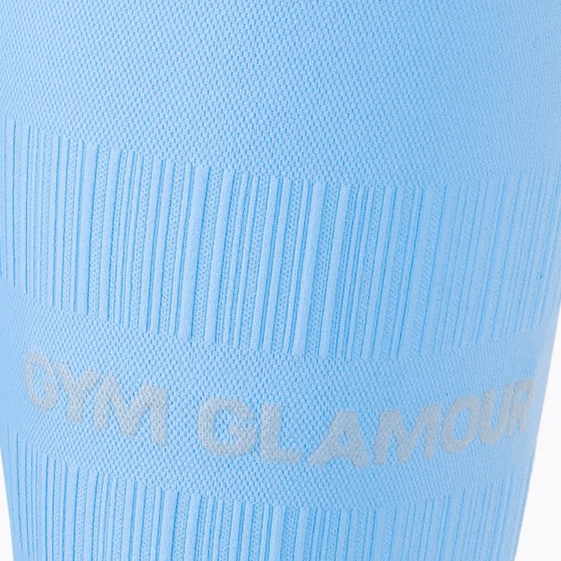 Damen Trainingsshorts Gym Glamour Bikery push up hellblau 47 7