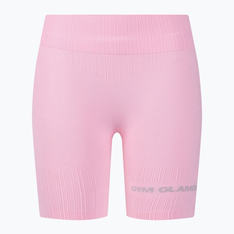 Damen Trainingsshorts Gym Glamour Bikery push up rosa 41 5