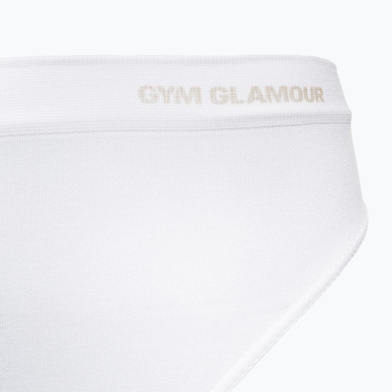 Women's Gym Glamour Tanga Weiß 414 3