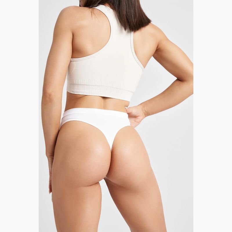 Women's Gym Glamour Tanga Weiß 414 6