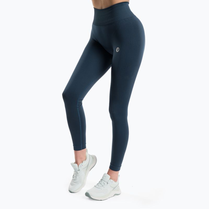 Damen Trainingsleggings Gym Glamour Flexible Dark Sea 431