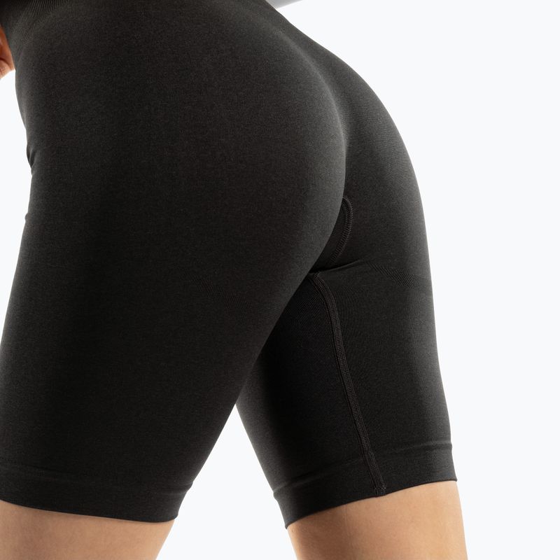 Damen-Trainingsshorts Gym Glamour Flexible Anthrazit 435 3