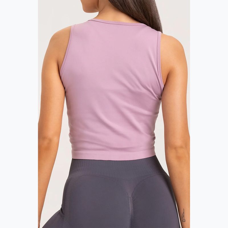 Damen-Workout-Top Gym Glamour Drawstring Pink 447 2