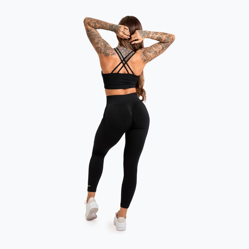 Damen Trainingsleggings Gym Glamour Push Up 2.0 schwarz 3