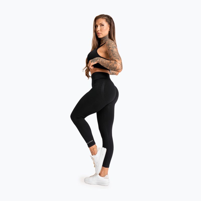 Damen Trainingsleggings Gym Glamour Push Up 2.0 schwarz 4