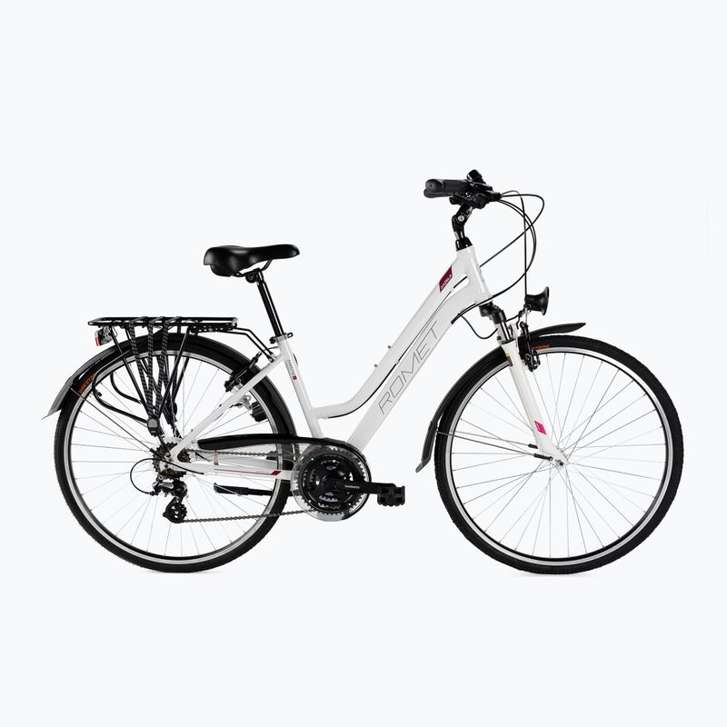 Trekkingrad Damen Romet Gazela weiß-violett R23A-TRE-28-17-2866A