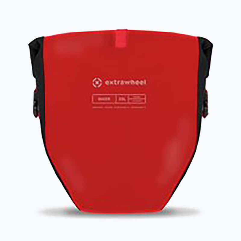 Fahrradtasche Extrawheel Biker 25L 2 St. schwarz-rot E119 3