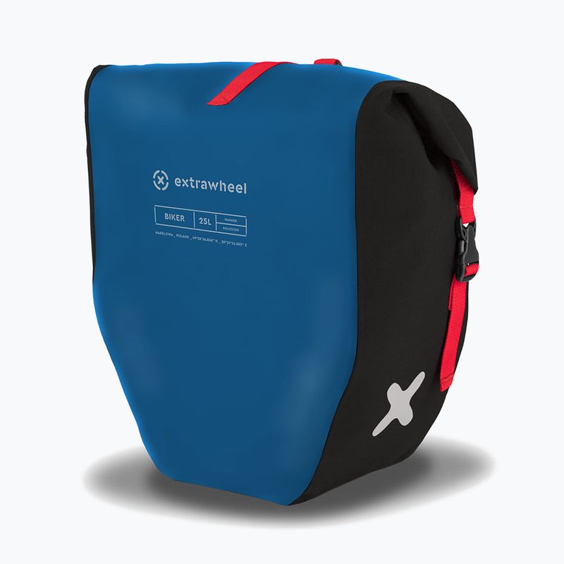 Extrawheel Biker 2 x 25 l blau/schwarz Fahrradtaschen 2