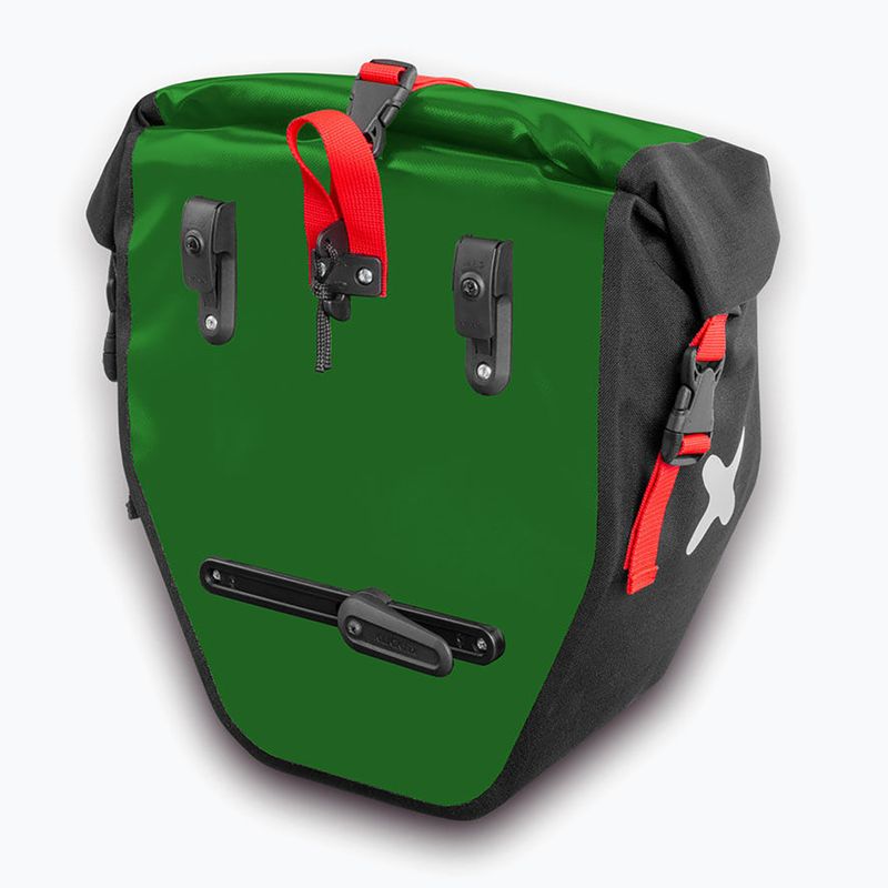 Extrawheel Biker 2 x 25 l grün/schwarz Fahrradtaschen 2