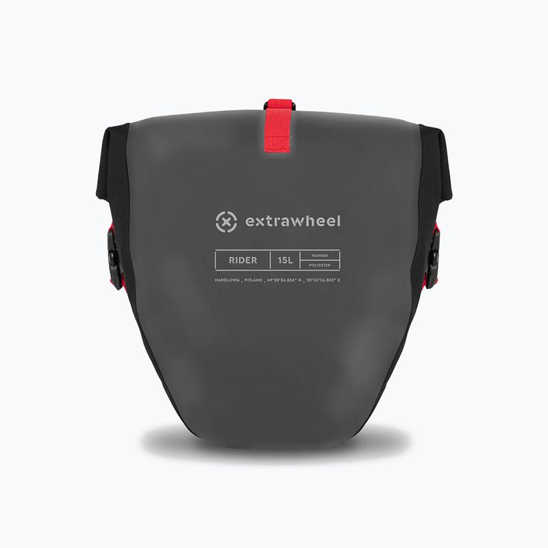 Fahrradtasche Extrawheel Rider 15L 2 st. schwarz-grau E135 2