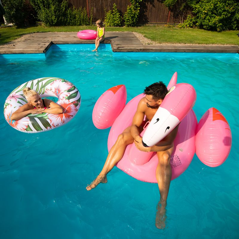 AQUASTIC rosa schwimmende Matratze AIF-180F