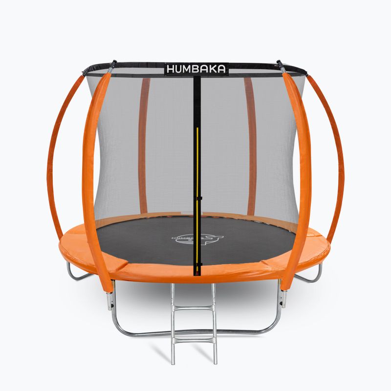HUMBAKA Super 244 cm orange Gartentrampolin Super-8' Tramps
