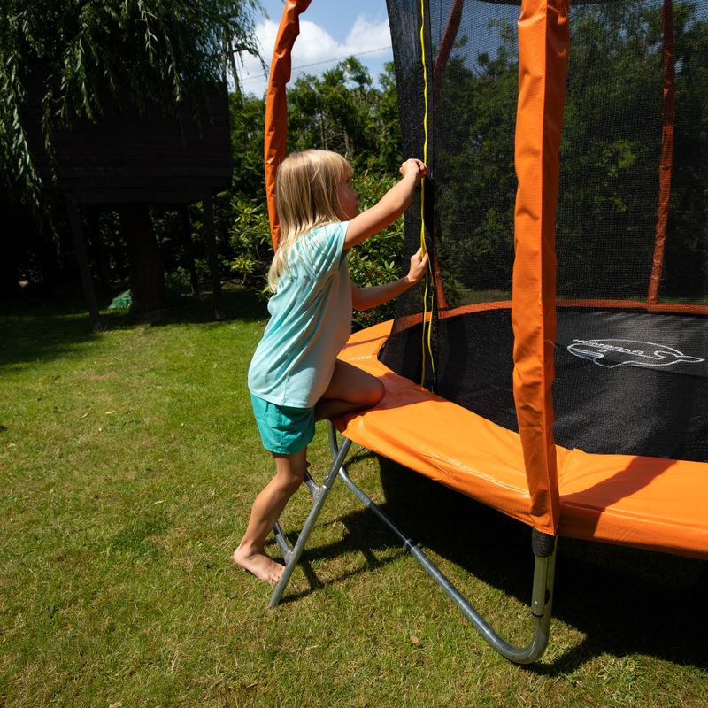 HUMBAKA Super 244 cm orange Gartentrampolin Super-8' Tramps 5