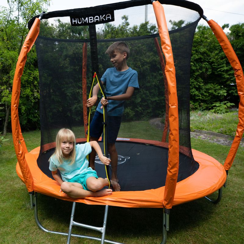 HUMBAKA Super 244 cm orange Gartentrampolin Super-8' Tramps 10