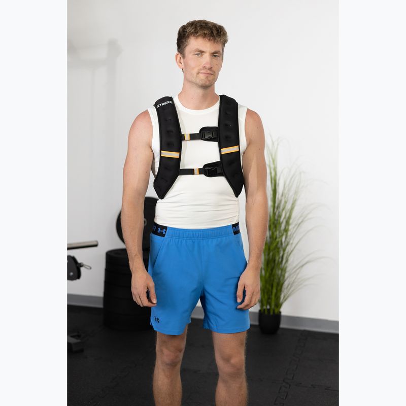 TREXO gewichtete Trainingsweste schwarz WV-10 3