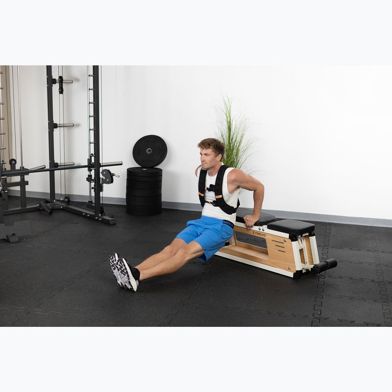 TREXO gewichtete Trainingsweste schwarz WV-10 6