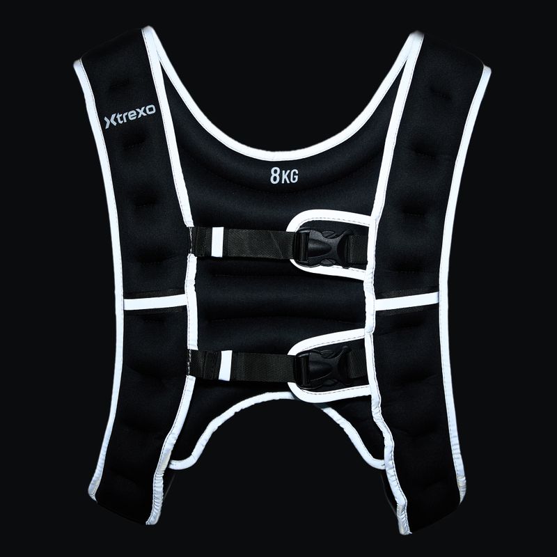 XTREXO gewichtete Trainingsweste schwarz WV-08 7