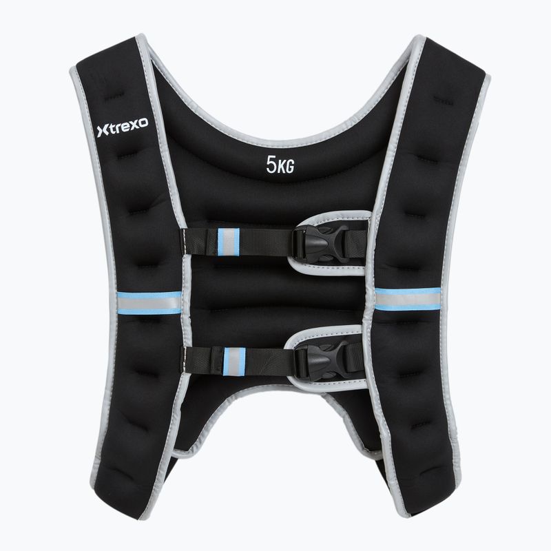 XTREXO gewichtete Trainingsweste schwarz WV-05