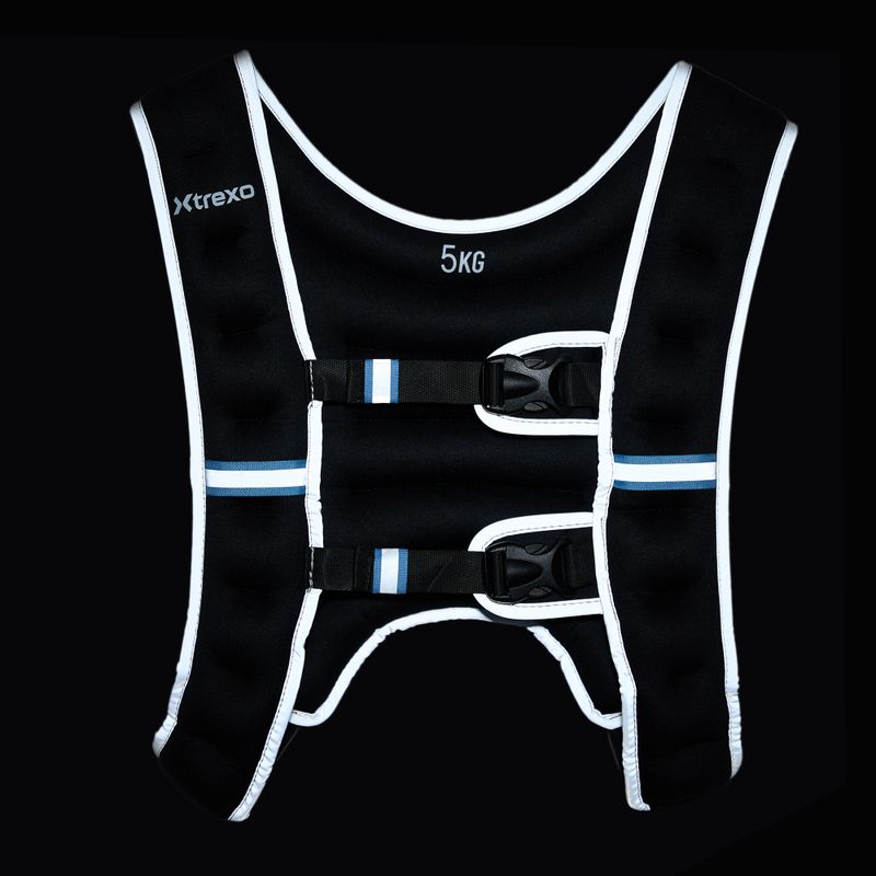 XTREXO gewichtete Trainingsweste schwarz WV-05 7