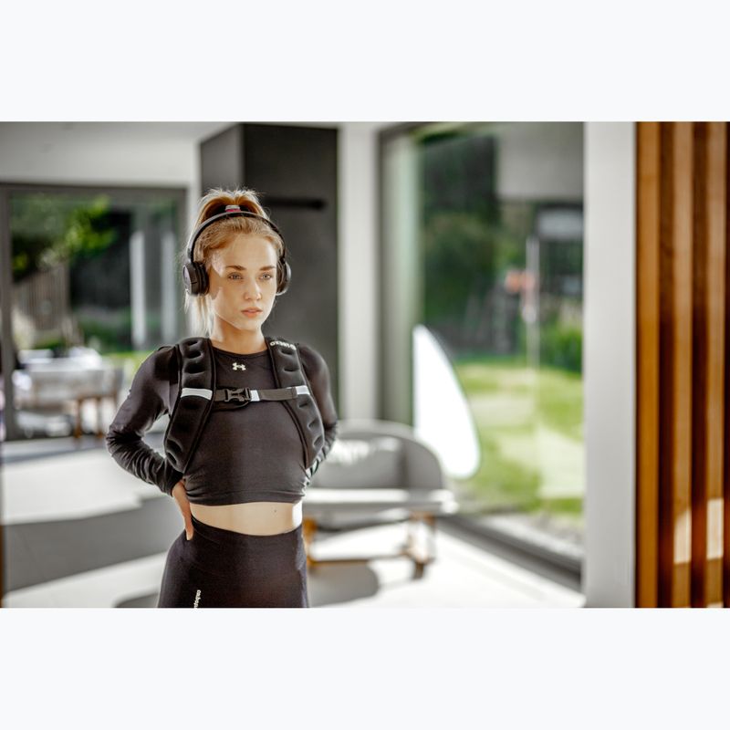 XTREXO gewichtete Trainingsweste schwarz WV-05 3