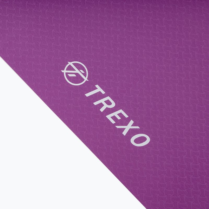 TREXO Yogamatte TPE 2 6 mm rosa YM-T02R 3
