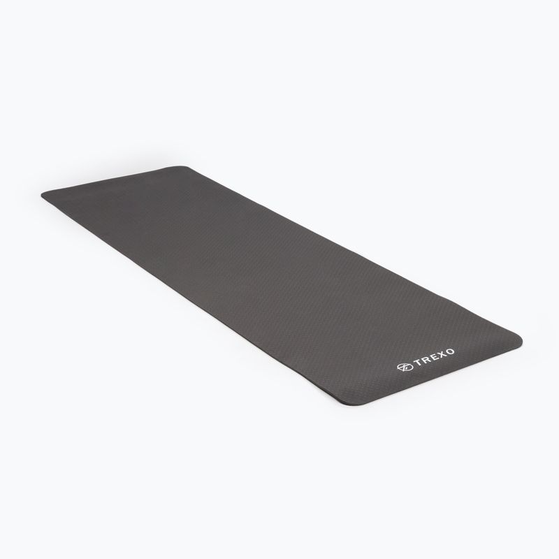 TREXO Yogamatte TPE 6 mm schwarz YM-T01C