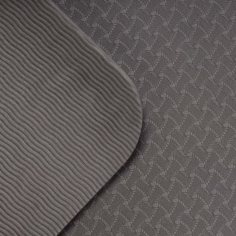 TREXO Yogamatte TPE 6 mm schwarz YM-T01C 4