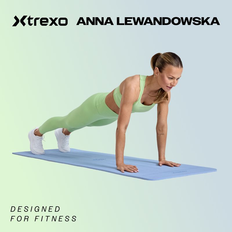 XTREXO Yoga-Matte TPE-Kork 6 mm schwarz YM-C01C 2