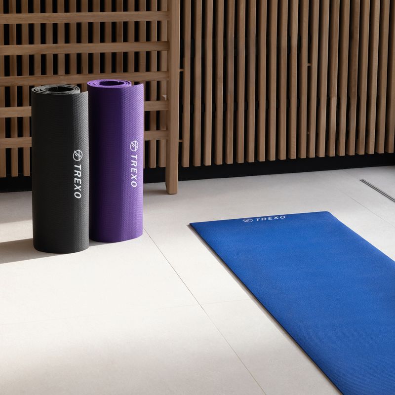 XTREXO PVC 6 mm Yogamatte lila YM-P01F 7