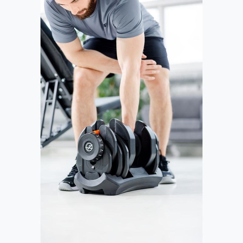 XTREXO ADT-40-BF verstellbare Kurzhantel 40 kg schwarz 7