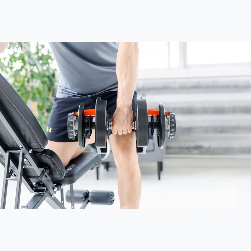 XTREXO ADT-40-BF verstellbare Kurzhantel 40 kg schwarz 8