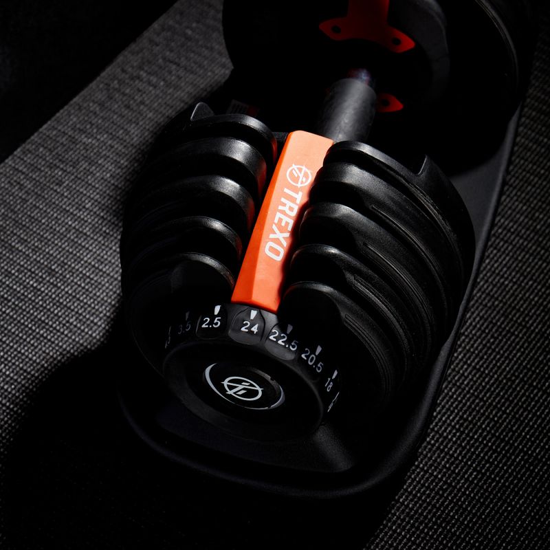 XTREXO verstellbare Kurzhantel 24 kg schwarz HT-18792699 10