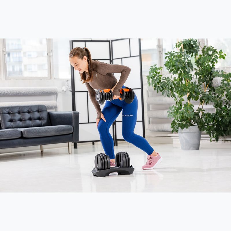 XTREXO verstellbare Kurzhantel 24 kg schwarz HT-18792699 13