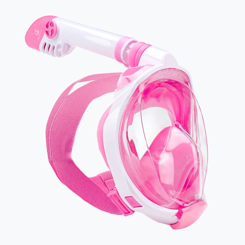 Kinder-Vollgesichtsmaske zum Schnorcheln AQUASTIC rosa SMK-01R