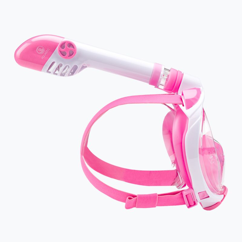 Kinder-Vollgesichtsmaske zum Schnorcheln AQUASTIC rosa SMK-01R 6