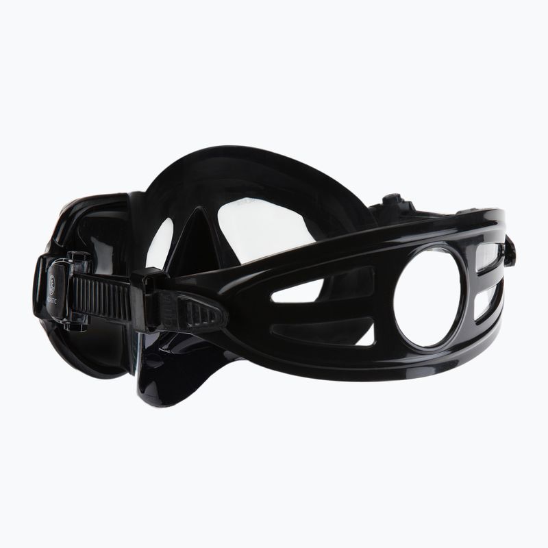 AQUASTIC Schnorchelset Maske + Schnorchel schwarz MSA-01C 5