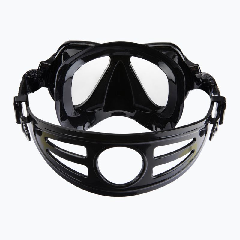 AQUASTIC Schnorchelset Maske + Schnorchel schwarz MSA-01C 6