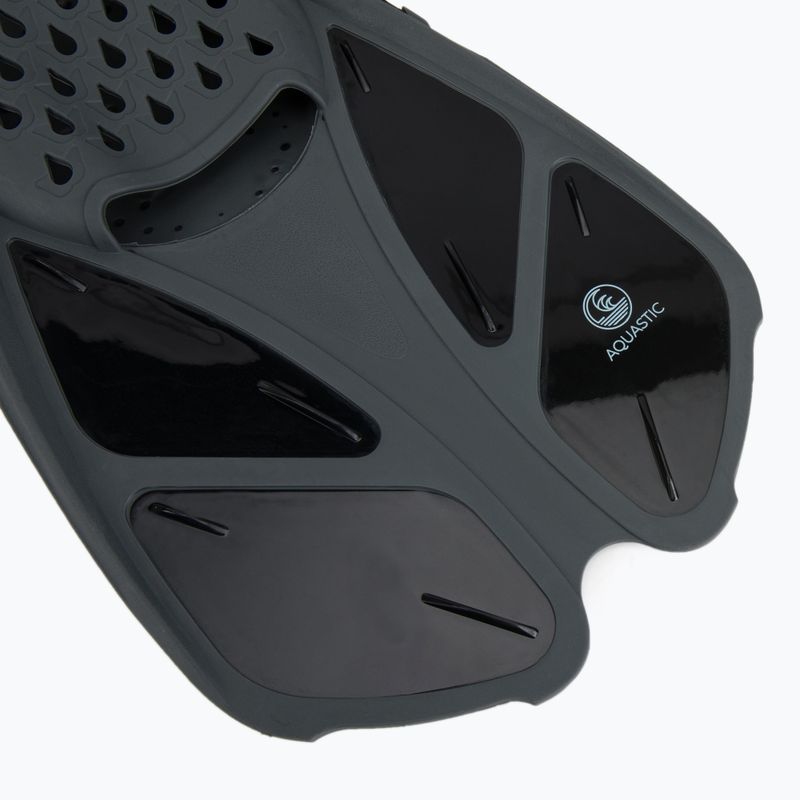AQUASTIC Schnorchelset Maske + Schnorchel schwarz SMFK-01SC 10