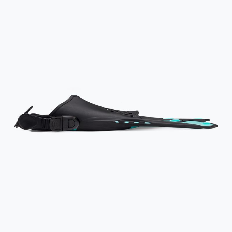 AQUASTIC Schnorchelset Maske + Flossen + Schnorchel blau MSFA-01SN 4