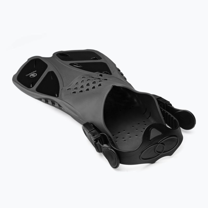 AQUASTIC Schnorchelset Maske + Flossen + Schnorchel schwarz MSFA-01SC 5