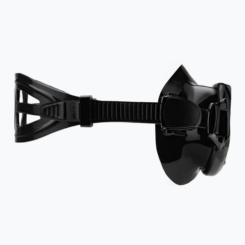 AQUASTIC Schnorchelset Maske + Flossen + Schnorchel schwarz MSFA-01SC 12